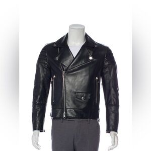 Men's Black Leather Jacket